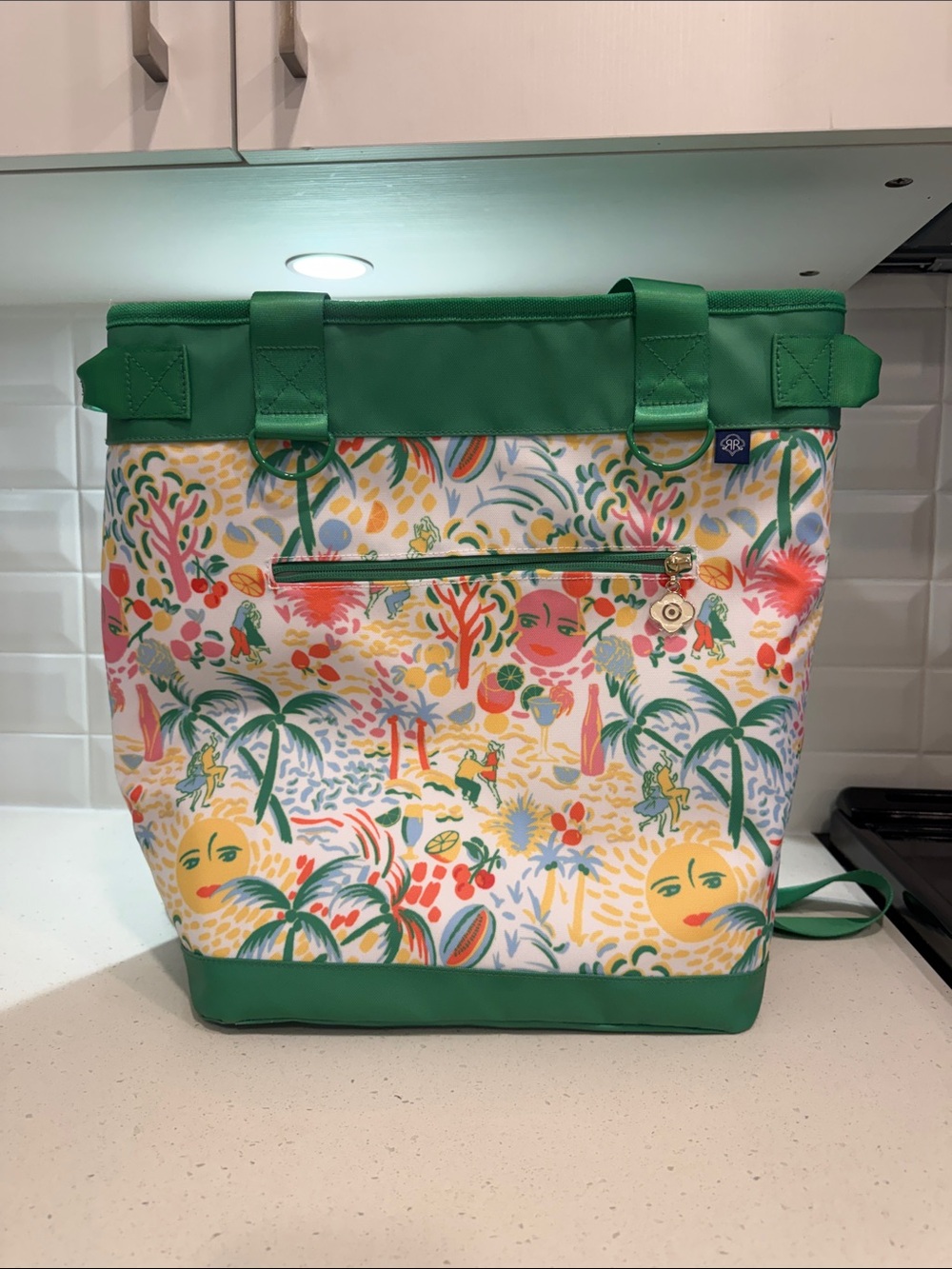 Roller Rabbit x Target Cooler backpack